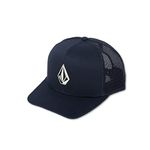 Volcom Men's Full Stone Cheese Trucker Hat, Navy 1, One Size