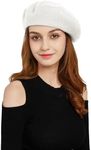 French Beret Hats for Women - Classic and Stylish Womens Beret Collection for Effortless Chic, Perfect for Any Occasion Off White