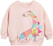 DHASIUE Baby Girls Dinosaur Sweatsh