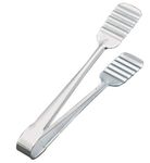 Dynore Stainless Steel Tong Used for Serving Dishes Like Cakes, etc.(Size-22 cm x 3 cm)