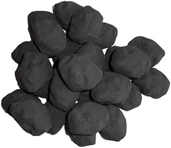 Gas Fire Replacement Charcoal Ceramic Small Cast Coals Bio Fuels Ceramic Packed in 279 Pieces in Coal 4 You Packaging