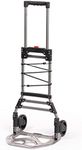 HaulPro-COLAPSA Cart Foldable Hand Truck Dolly - 5" Rubber Wheels Personal Dolly Cart - 150lb Capacity Dolly for Indoor Outdoor, Travel, Moving and Office Use | 40" Tall and 11" x 15" Wide Base