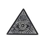 Something Different FT_23631 Incense Holder | Resin All Seeing Eye | 6pcs. 25g, Black