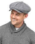 Undercover Mens Baker Boy Flat Cap With Thinsulate Lining GL606 Grey L/XL