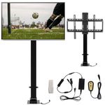 VEVOR Motorized TV Lift Stroke Length 39.4 Inches Motorized TV Mount Fit for 32-70 Inch TV Lift with Remote Control Height Adjustable 28.74-68.11 Inch,Load Capacity 154 Lbs