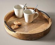 Wooden Tray With Handles