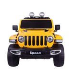 Letzride Battery Operated Jeep for Kids | Electric Ride on-Rechargeable Toy Jeep | Bluetooth Music & Lights | Dual Control Mode | Jeep for Ages 1 to 4 Years - (Yellow)