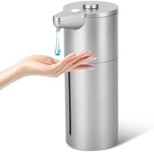 Aunmaon Dispenser automatico di sapone touchless, volume regolabile per dispenser di sapone liquido spesso e sottile, dispenser di sapone per piatti cucina bagno, dispenser automatico di sapone a mani