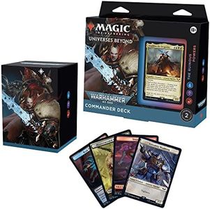 Magic the Gathering Warhammer 40,000 Universes Beyond Commander Deck Blue/Black/RED The Ruinous Powers