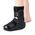 Walker Fracture Boot for Broken Foot Cam Walking Boot Orthopaedic Boot for Sprained Ankle, Short Walker Brace for Achilles Tendon Injury Black (Classic, Medium)