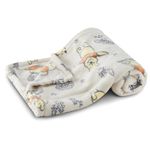 Disney Characters Flannel Fleece Baby Blanket - Soft & Cozy 30x40 Inches, Featuring Mickey Mouse, Minnie Mouse, Winnie The Pooh, and Dumbo