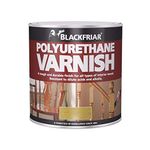 Blackfriar BKFPCSV1L Polyurethane Varnish P100, 1 Litre, Clear Satin