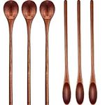Wooden Coffee Spoons Long Handle Sm