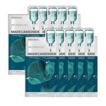 MEDIHEAL Essential Sheet Mask - Madecassoside Face Sheet Mask, for Dark Spot Care, Soothing with 98% Pure Madecassoside, Hyaluronic Acid, Korean Face Mask, Korean Skincare, Vegan, 10pcs