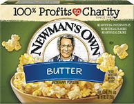 Newman's Own Microwave Popcorn Butter 272.1g (Pack of 2)