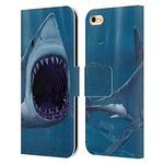 Head Case Designs Officially Licensed Vincent Hie Shark Bite Underwater Leather Book Wallet Case Cover Compatible With Apple iPhone 6 / iPhone 6s