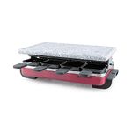 Swissmar 8 Person Red Classic Raclette Party Grill with Granite Stone by Swissmar