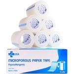 Microporous Surgical Tape First Aid Medical Tape 5cm x 10m - Pack of 6 Rolls