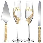 Wedding Champagne Flutes and Cake S