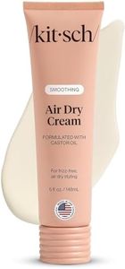 Kitsch Smoothing Air Dry Cream for Hair – Frizz Control Hair Care Product with Castor Oil & Coconut Oil – Weightless Styling Cream - Enhances Natural Texture Appearance | Ideal Gifts for Women – 5 oz