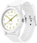 TENOCK Kids Analog Watches for Girls Boys Kids Watches with Soft Band Learning Time 50M Waterproof Children Watch Easy to Read for Ages 4-12 Kids Good Holiday Gifts