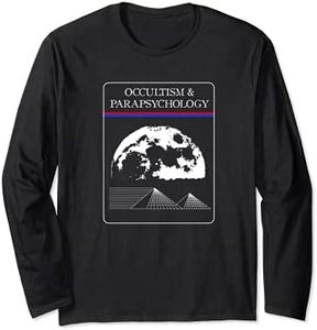 Gothic Occultism & Parapsychology Goth Satanic Moon Long Sleeve T-Shirt