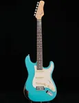 KGD Relic Electric Guitar,Roasted Maple Neck and Rosewood fingerboard,Bone Nut,6-String Relic Guitar,Professional/Full Size/Electric Guitars for Adults