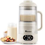 35oz Noise Reducing Nut Milk Maker Machine, 10 in 1 Automatic Soy Milk Maker with 8 Blades, Homemade Oat, Juice, Yogurt, Milk Shake, Visual, 12H Delay, 6H Keep Warm, BPA-Free, Self-Cleaning