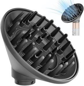 YTCHYYSK Large Diffuser Attachment Compatible with Dyson Airwrap, Upgraded Bigger Diffuser Nozzle to Dryer Faster and Define Curls Hair, Grey