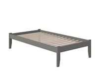 Atlantic Furniture Concord Platform Bed, Twin X-Large, Grey