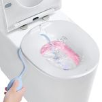 Foldable Sitz Bath for Toilet Seat with Flusher, Sitz Basin for Hemorrhoids,Postpartum Care, Perineum Treatment, Cleansing & Detox,Yoni Steam Seat Fits Standard Toilets,Vaginal/Anal Soaking Steam Kit