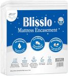 Bedding Zippered Mattress Encasement, Double 135 x 190 x 30 cm, 100% Waterproof, Bed Bug and Dust Mite Proof Mattress Protector Encasement cover
