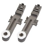 W10571738 Dishwasher Upper Dishrack Adjuster and Wheel Assembly Replacement for Whirlpool Maytag Dishwasher PS11756470, WPW10571738,AP6023130, 3449627 (2pack)