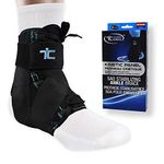 Trainers Choice SAO Ankle Stabilizer Brace, Ankle Brace for Men & Women, Assist with Sprains and Strains, Ankle Stabilization, Injury Prevention and Rehabilitation - Small