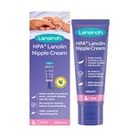 Lansinoh HPA Lanolin Nipple Cream for sore nipple & cracked skin, 100% natural single ingredient, breastfeeding essential, tasteless, odourless, hospital bag, moisturising, 40ml