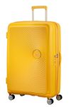 American Tourister Soundbox - Spinner L Expandable Case, 77 cm, 110 L, Yellow (Golden Yellow)