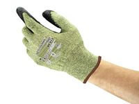 Ansell ActivArmr 80-813 Heat-Resistant Work Glove in Kevlar, Mechanic Glove with High Cut and Abrasion Protection, Industrial PPE, Men Women, Black, Size XL (12 Pairs)