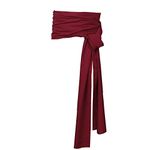 NUWIND Pirate Medieval Renaissance Large Sash Halloween Costume Waist Sash Jack Sparrow Belt Captain Props (Wine Red)