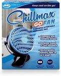 Chillmax Go Fan - 360° powerful, portable cordless fan - White