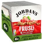 Jordans Frusli Red Berries | Cereal Bars | Vegetarian | 6 PACKS of 6x30g