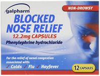 Galpharm Blocked Nose Relief 12 Capsules x 5 Boxes (60 Capsules)