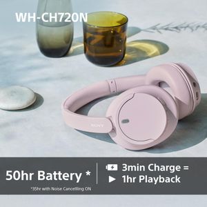 Sony WH-CH720N Wireless Headphones – Noise Cancelling, Black