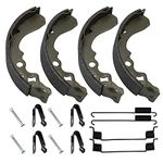 Front Brake Shoes Springs Pins for Suzuki QuadRunner 250 LT-F250 LT-4WD LT-F250F 2x4 4x4, OEM# 54400-19830