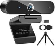 Nisheng 4K Webcam with Microphone, 