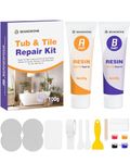 Tile Repair Kit,Bathtub Repair Kit (Multi Colors) for Porcelain and Ceramic Fixtures to Repair Chips Dents Nicks and Cracks