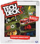 Tech Deck, Sk8shop Fingerboard Bonus Pack, Collectible and Customizable Mini Skateboards (Styles May Vary)