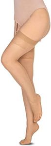 Annes styling Bas porte-jarretelles pour femme - Pour porte-jarretelles - Noel - 15 deniers - Soyeux, Visione, TG- 3 / 4