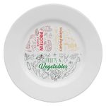 Thorness Colourful Melamine Portion Control Plate for Adults to Encourage Healthy Eating, Melamine Diet Plate Visually Divided for Slimming and Weight Loss