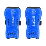 Soccer Shin Guards, Football Guards Soccer Shin Pads for kidsSports Leg Protective Gear Protector for Boys Girls Youth Teenagers, Kids Soccer Equipment (Blue)