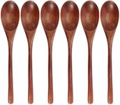 Wooden Spoons, 6 Pieces 9 Inch Wood